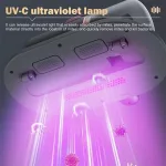 Ágyporszívó, vezeték nélküli atkaeltávolító, UV fénnyel, HEPA szűrővel 100W