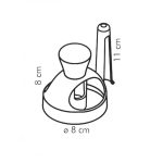 Fánk kiszúró csipesszel 