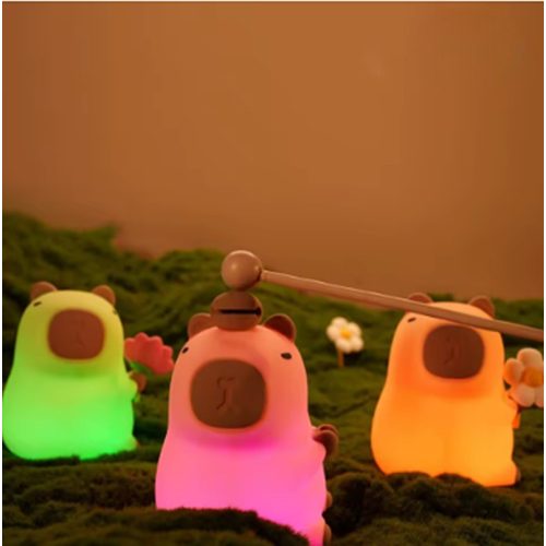 Capybara lámpa usb színváltó, dimmelhető