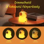 Capybara lámpa usb színváltó, dimmelhető