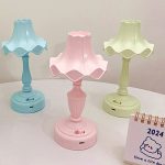 Mini Vintage stílusú LED éjjeli asztali lámpa 