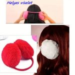 Plüss téli fülmelegítő több féle divatos színben