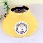 Felnőtt napellenző sapka 3 fokozatú ventilátorral, USB újratölthető