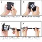 6 db leszúrható napelemes kerti lámpa, díszvilágítás