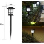 6 db leszúrható napelemes kerti lámpa, díszvilágítás