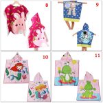 Kapucnis, gyerek strand törölköző, poncsó 