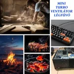 Mini Turbo Ventilátor – Szupererős Vezeték Nélküli Légfúvó