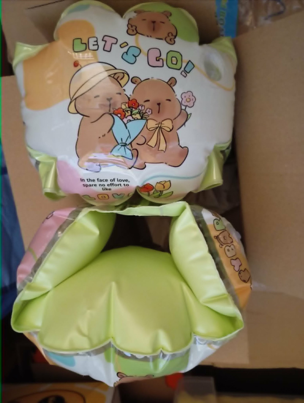 Capybaras felfújható karúszó

